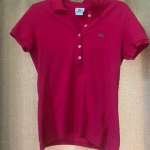 Lacoste shirt size 40 fits like small